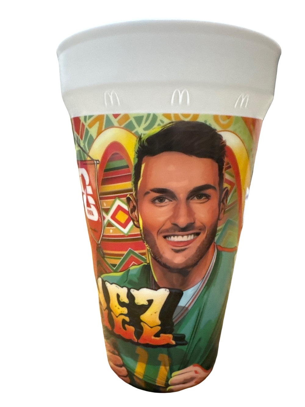 2026 McDonald's FIFA World Cup Adult Happy Meal Cup Santiago Gimenez Unused ✅